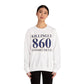 Killingly 860 Connecticut Unisex Heavy Blend™ Crewneck Sweatshirt