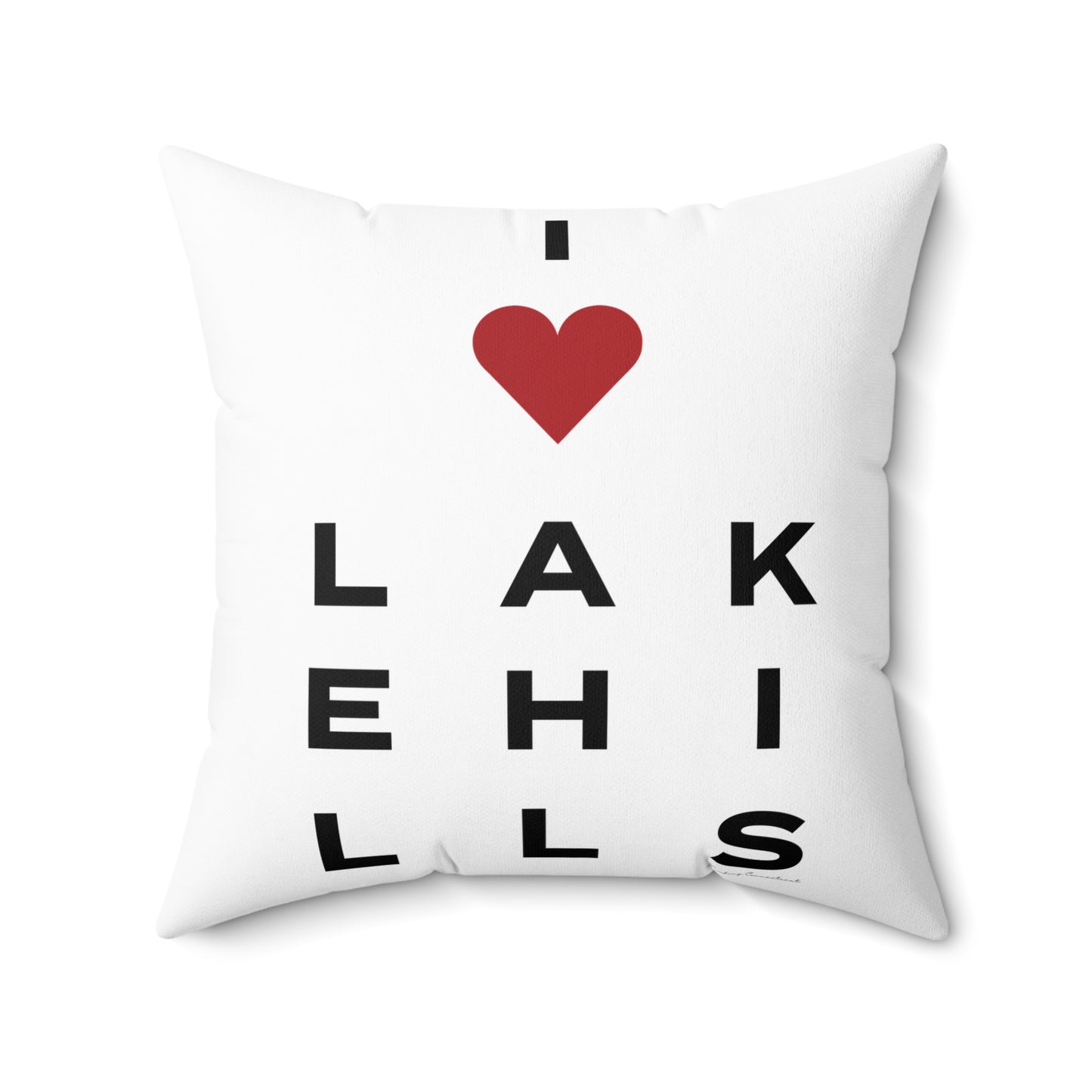Lake Hills Vision Spun Polyester Square Pillow