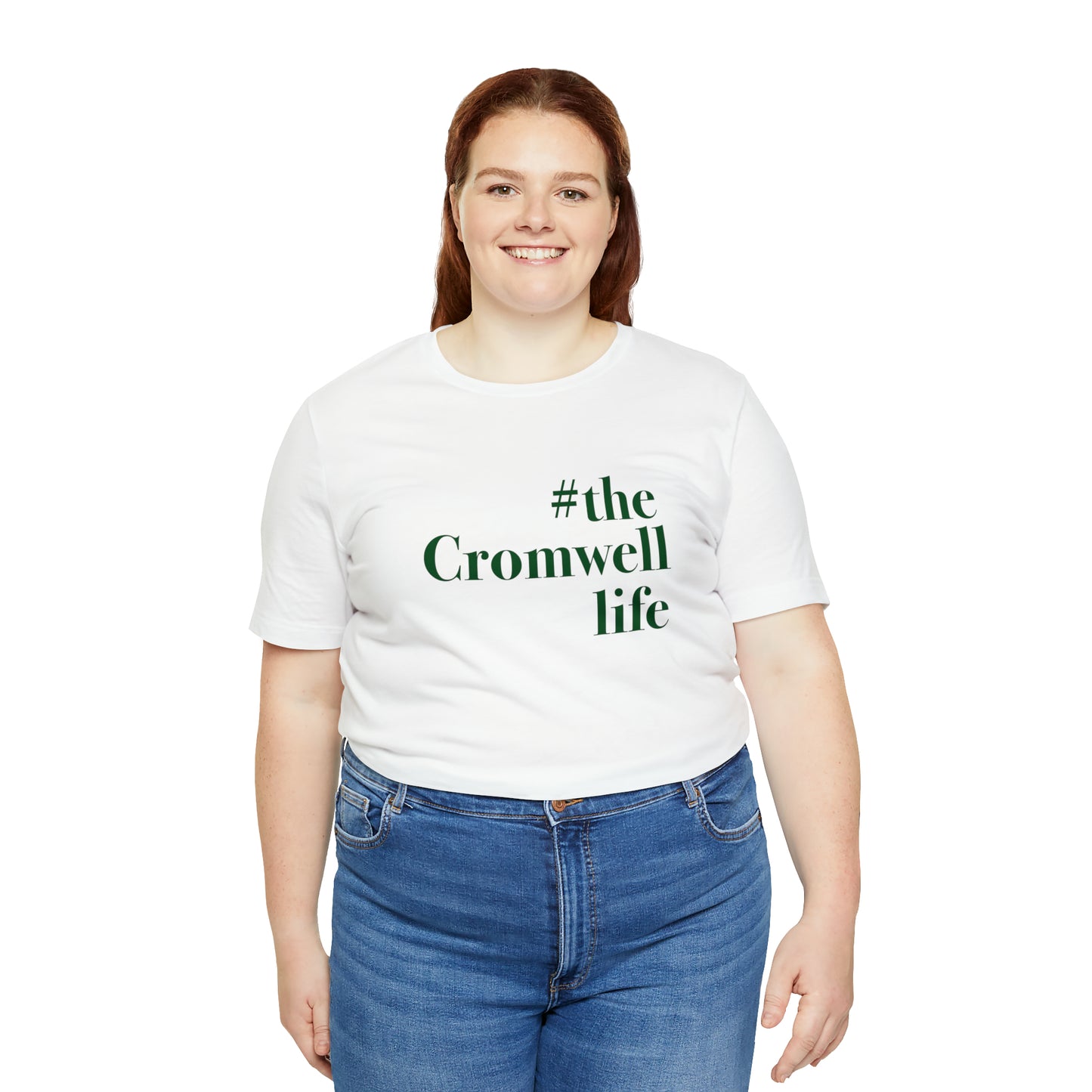 #thecromwelllife Unisex Jersey Short Sleeve T-Shirt (green)