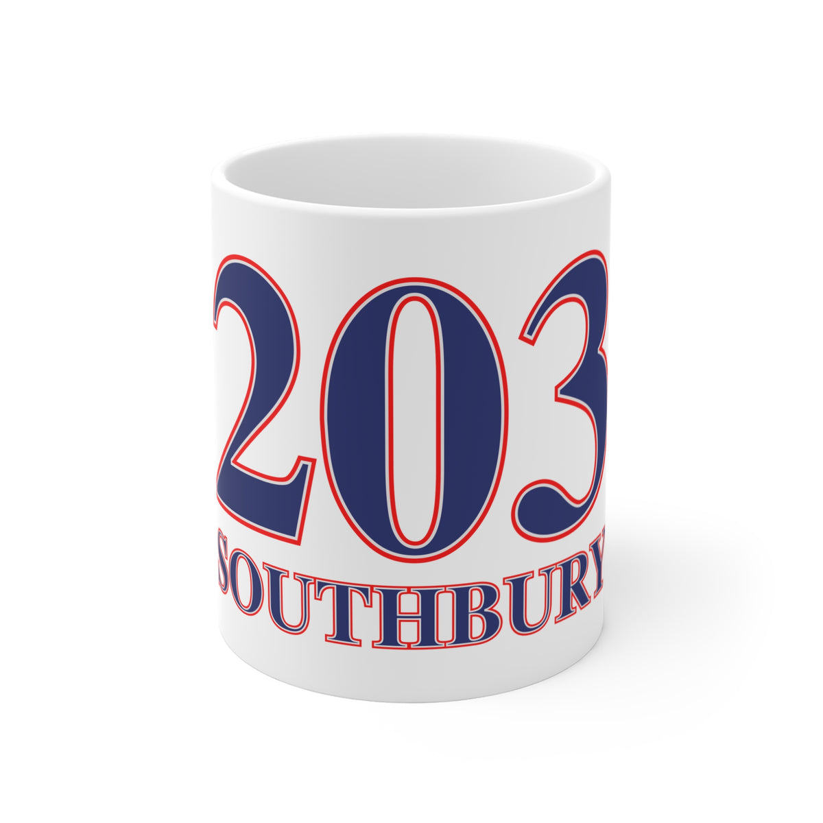 Southbury Red, White & Blue Mug 11oz