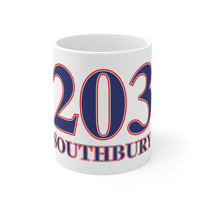 Southbury Red, White & Blue Mug 11oz