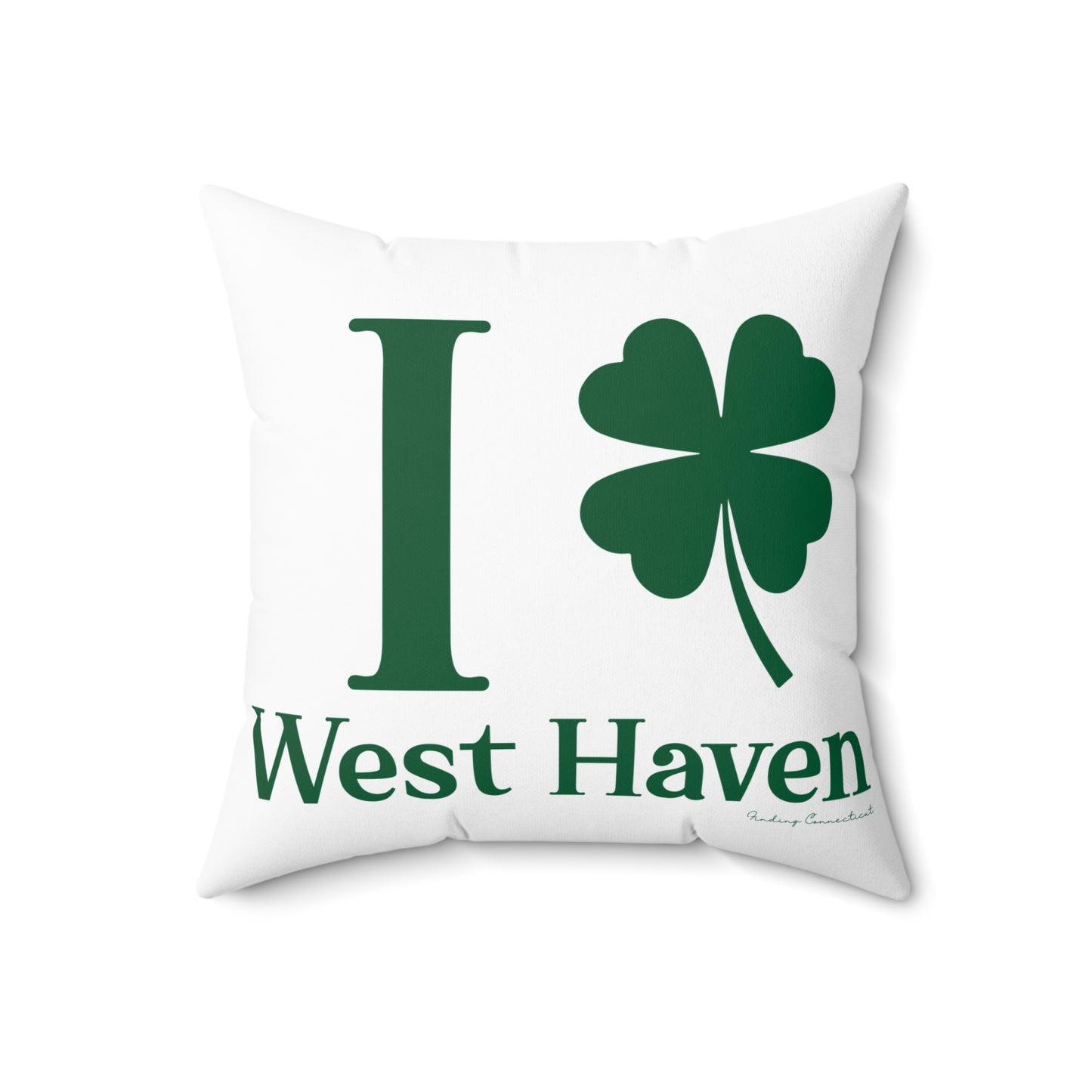 I Clover West Haven Spun Polyester Square Pillow