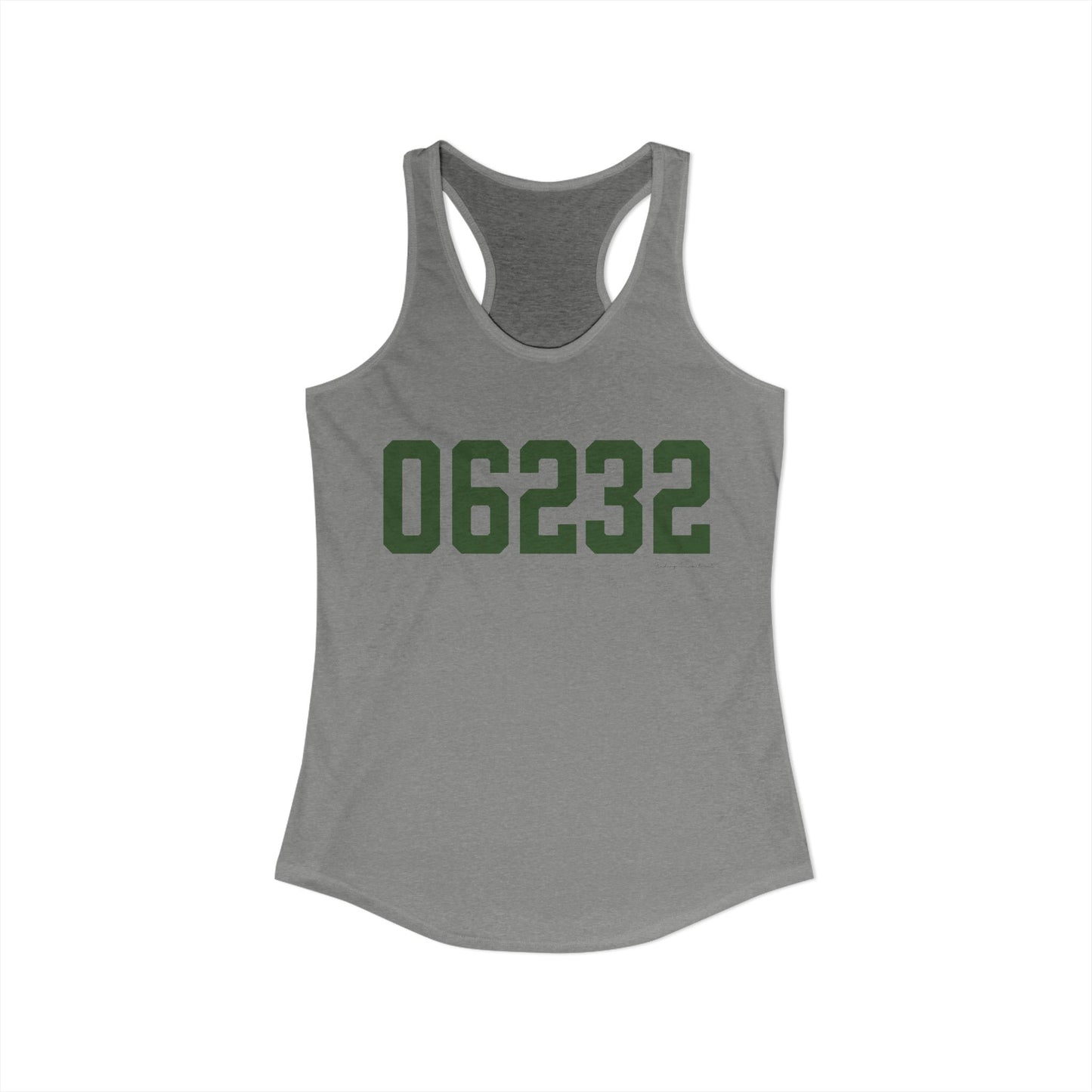 06232 Andover Connecticut Zip Code Women's Ideal Racerback Tank Top
