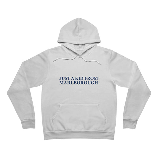 Just a kid from Marlborough Unisex Sponge Fleece Pullover Hoodie
