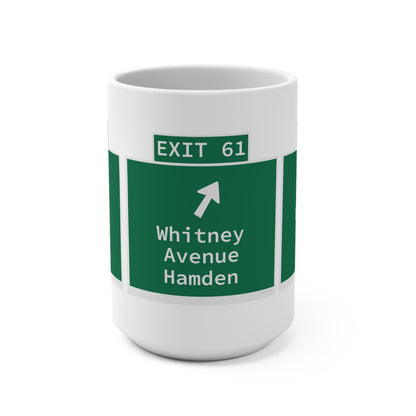 Vintage WCP Exit 61 Sign Mug 15oz