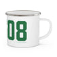 06608 Bridgeport Connecticut Zip Code Enamel Camping Mug