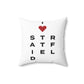Stratfield Vision Spun Polyester Square Pillow