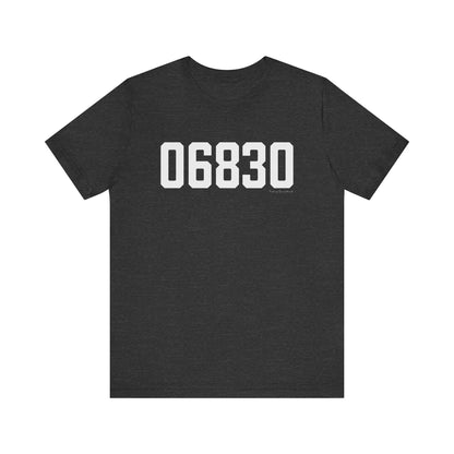 06830 - Greenwich CT Zip Code Unisex Jersey Short Sleeve T-Shirt