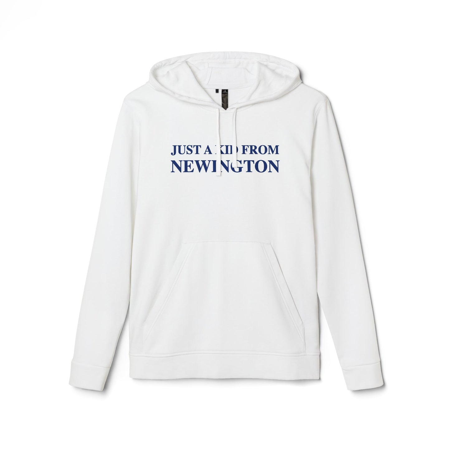 Just a kid from Newington adidas Unisex Fleece Hoodie