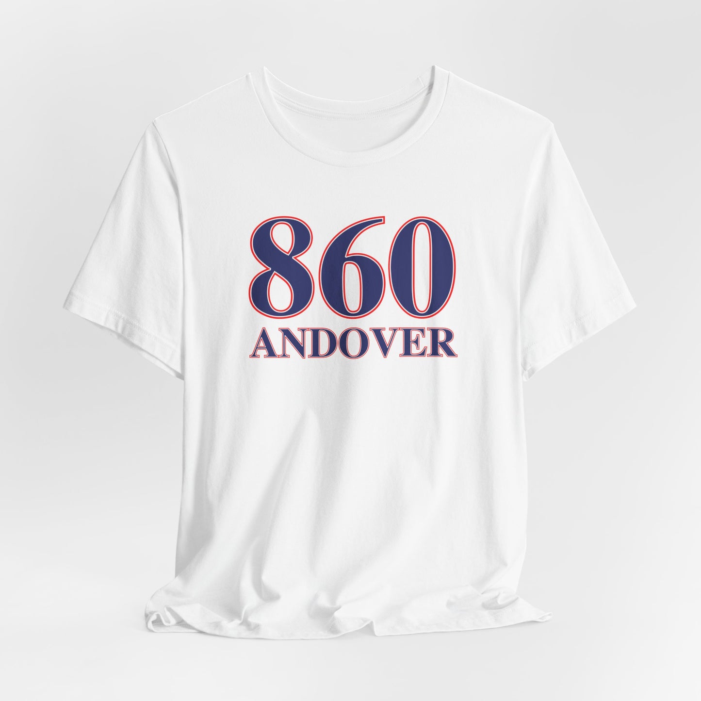 860 Andover Red White & Blue Unisex Jersey Short Sleeve T-Shirt