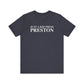 Just a kid from Preston Unisex Jersey Short Sleeve T-Shirt