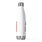 New London Connecticut Flag 20oz Insulated Bottle