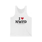 I Heart NWFD Unisex Jersey Tank Top