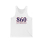 860 Southington Red White & Blue Unisex Jersey Tank Top