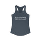 Just a kid from New Canaan Women's Ideal Racerback Tank Top