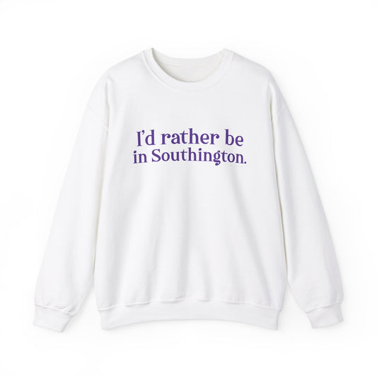 I’d rather be in Southington Unisex Heavy Blend™ Crewneck Sweatshirt