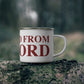 Just a kid from Ashford Enamel Camping Mug