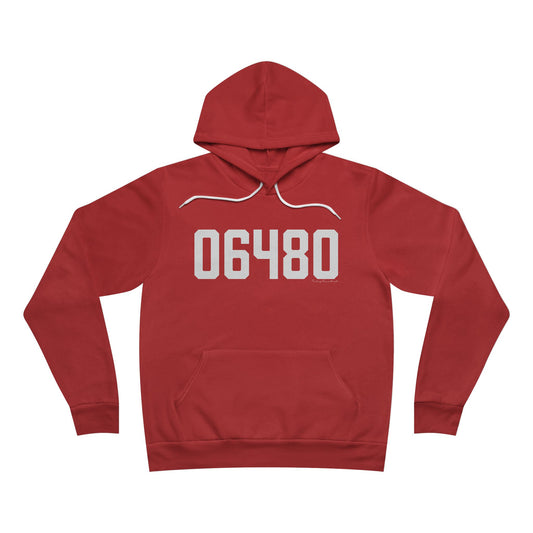06480 Portland CT Zip Code Unisex Sponge Fleece Pullover Hoodie