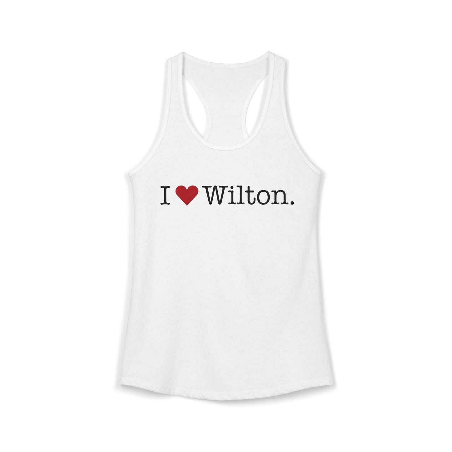 I Heart Wilton. Women's Ideal Racerback Tank Top