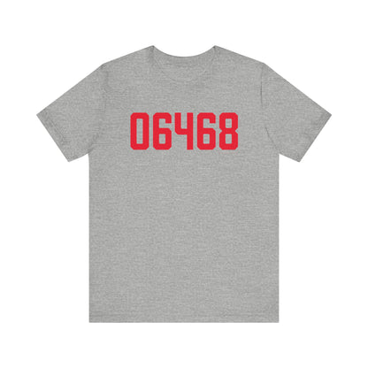 06468 Monroe Connecticut Zip Code Unisex Jersey Short Sleeve T-Shirt
