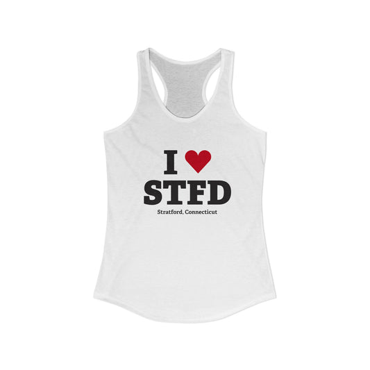 I Heart STFD Women's Ideal Racerback Tank Top