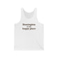 Stonington is My Happy Place Unisex Jersey Tank Top