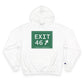 Vintage Exit 46 Merritt Parkway Sign Champion Hoodie