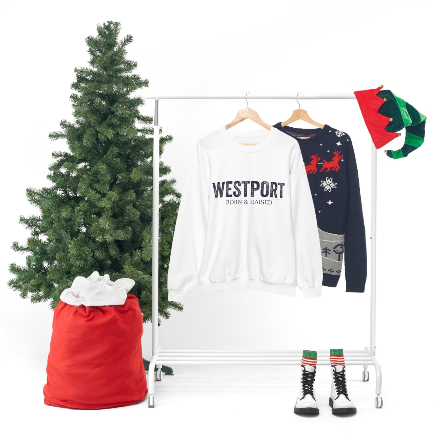 Westport Born & Raised Unisex Heavy Blend™ Crewneck Sweatshirt