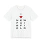 New Fairfield Vision Unisex Jersey Short Sleeve T-Shirt