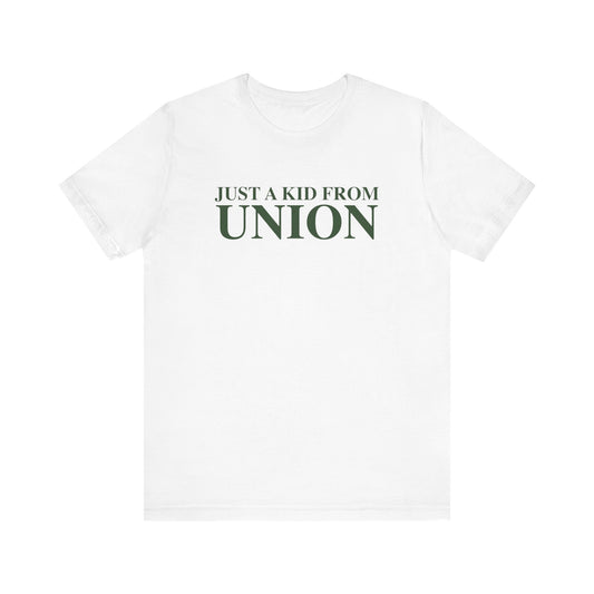 Just a kid from Union Unisex Jersey Short Sleeve T-Shirt