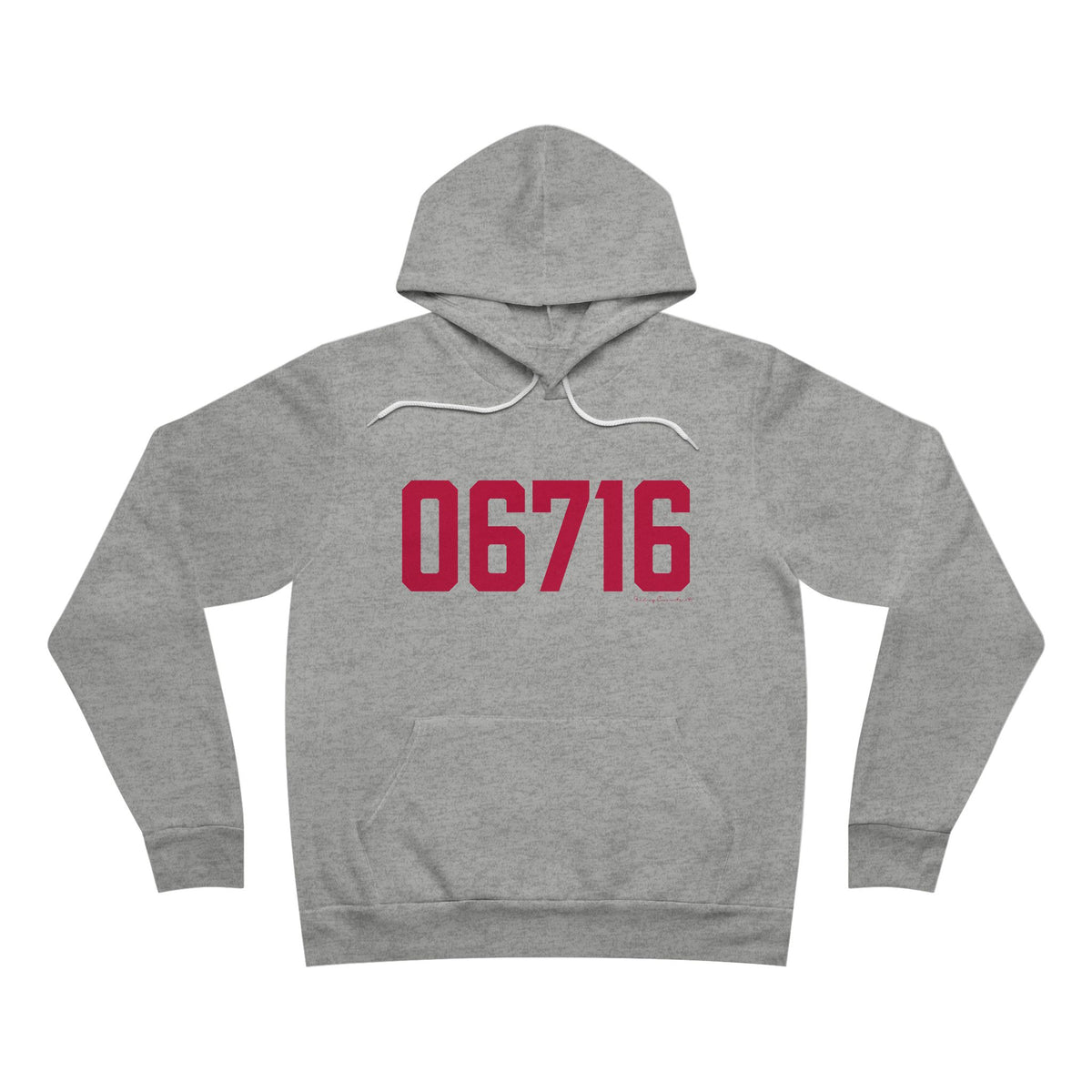 06716 Wolcott Connecticut Zip Code Unisex Sponge Fleece Pullover Hoodie