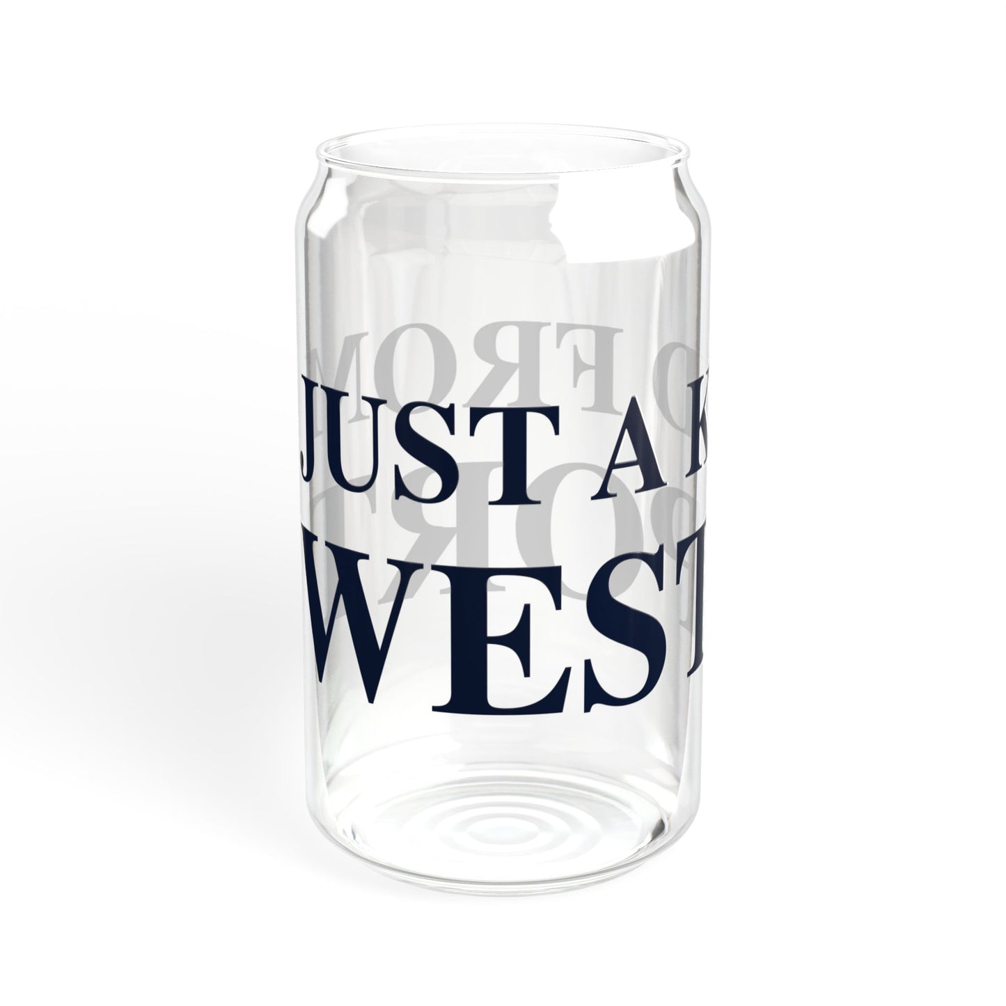 Just a kid from Westport Sipper Glass, 16oz