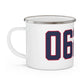 06268 Storrs Connecticut Zip Code Enamel Camping Mug