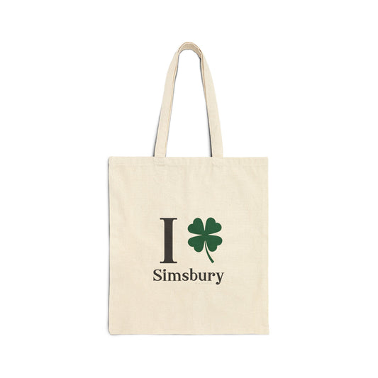 I Clover Simsbury Cotton Canvas Tote Bag