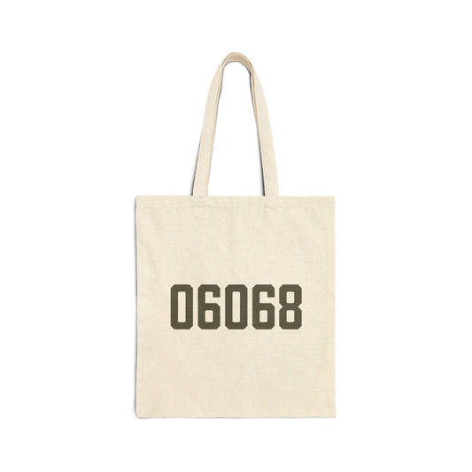 06068 Salisbury Connecticut Zip Code Cotton Canvas Tote Bag