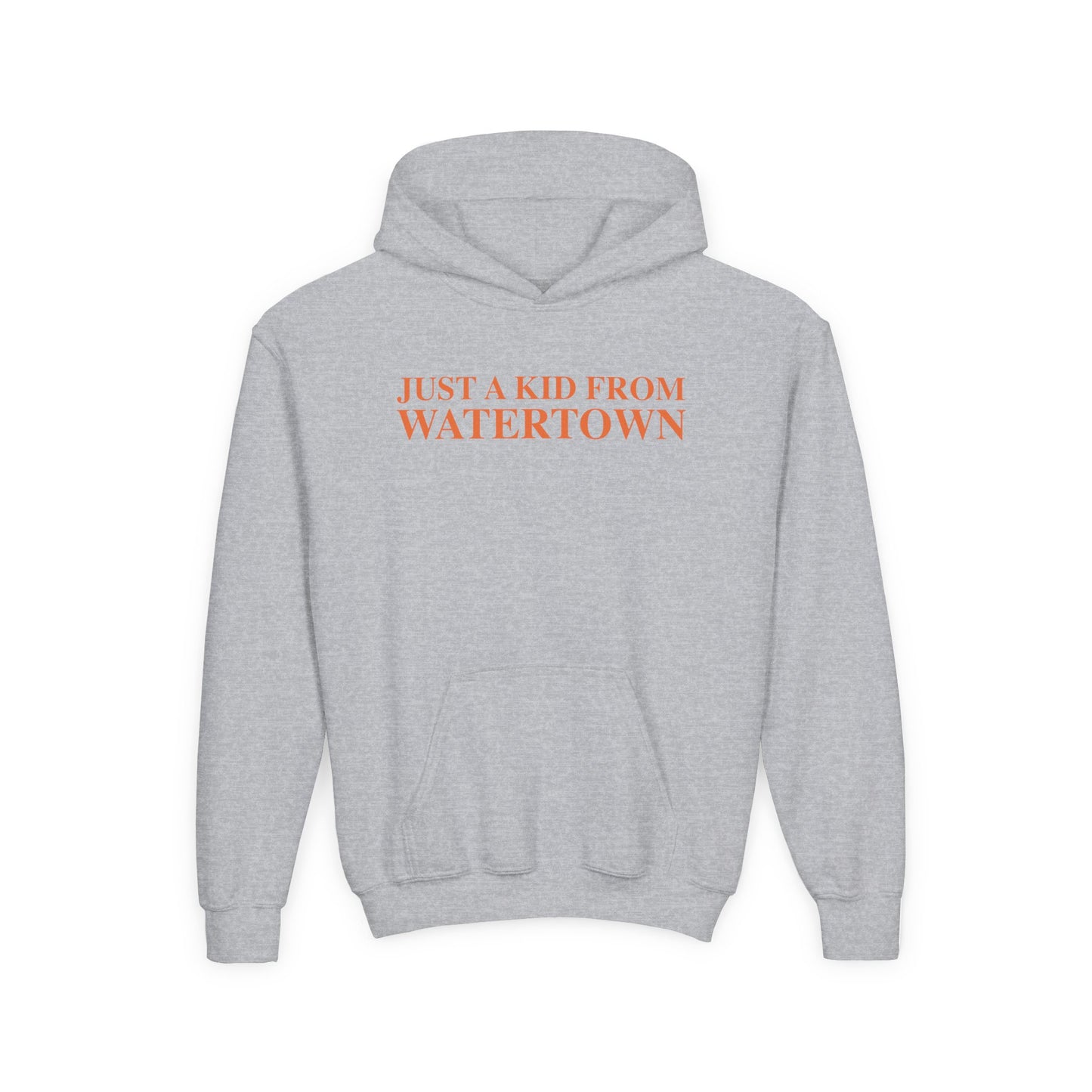 Just a kid from Watertown Youth Heavy Blend Hooded Sweatshirt