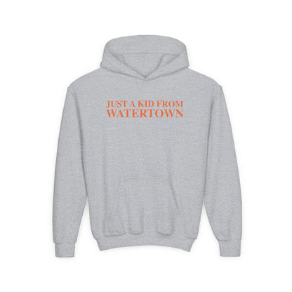 Just a kid from Watertown Youth Heavy Blend Hooded Sweatshirt