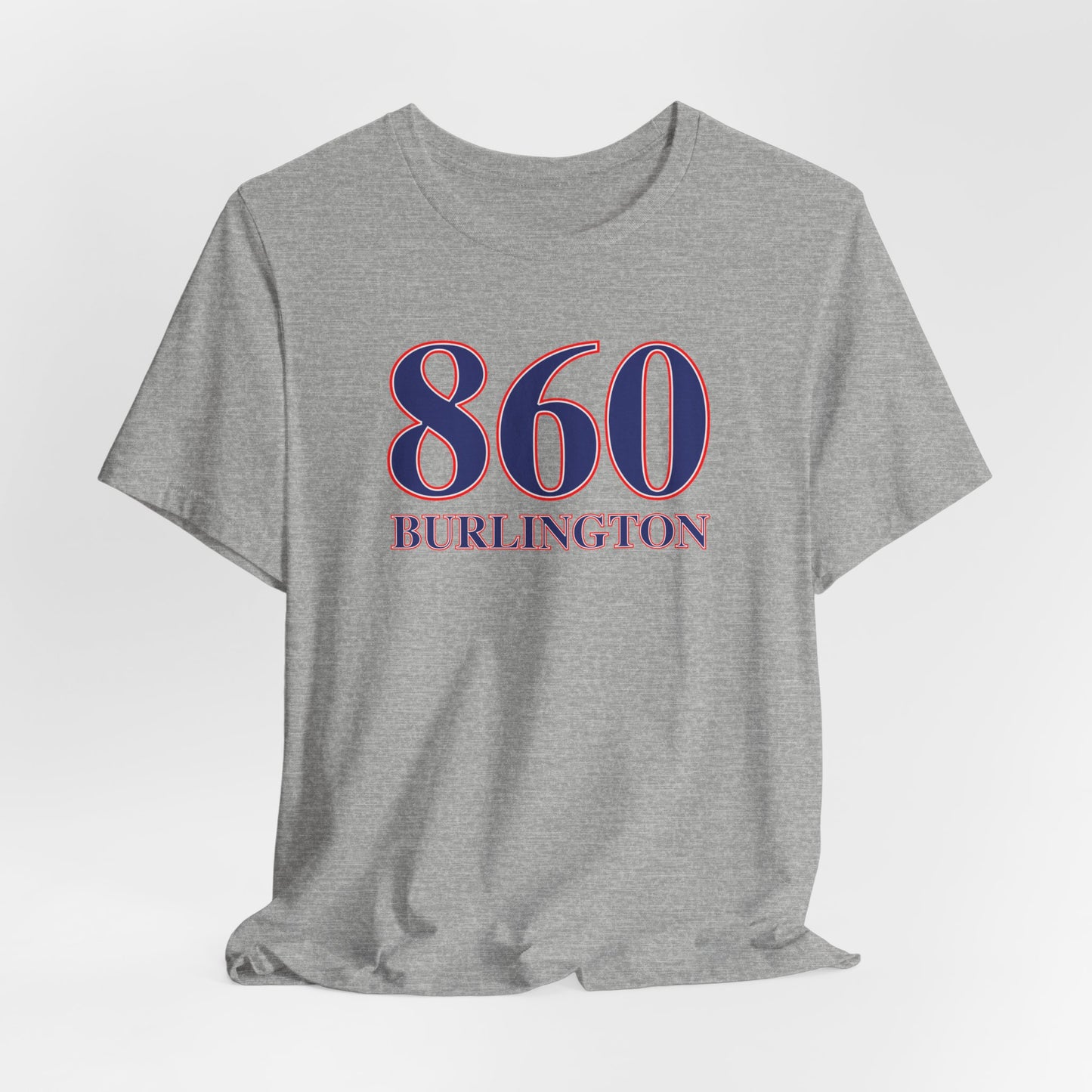 860 Willington Red White & Blue Unisex Jersey Short Sleeve T-Shirt