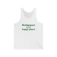 Bridgeport Is My Happy Place Unisex Jersey Tank Top
