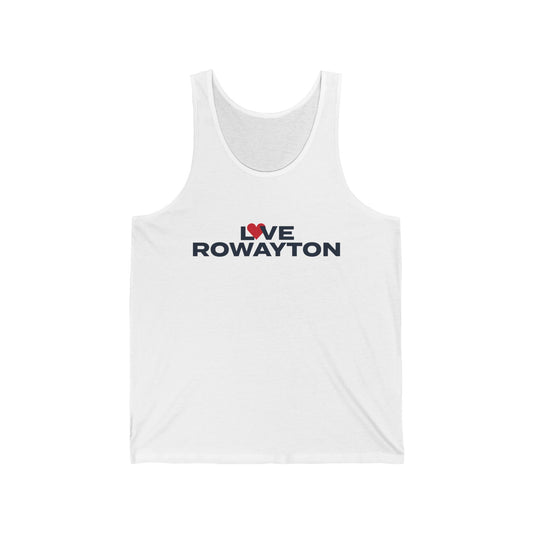 Love Rowayton Unisex Jersey Tank Top