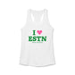 I Heart ESTN Women's Ideal Racerback Tank Top