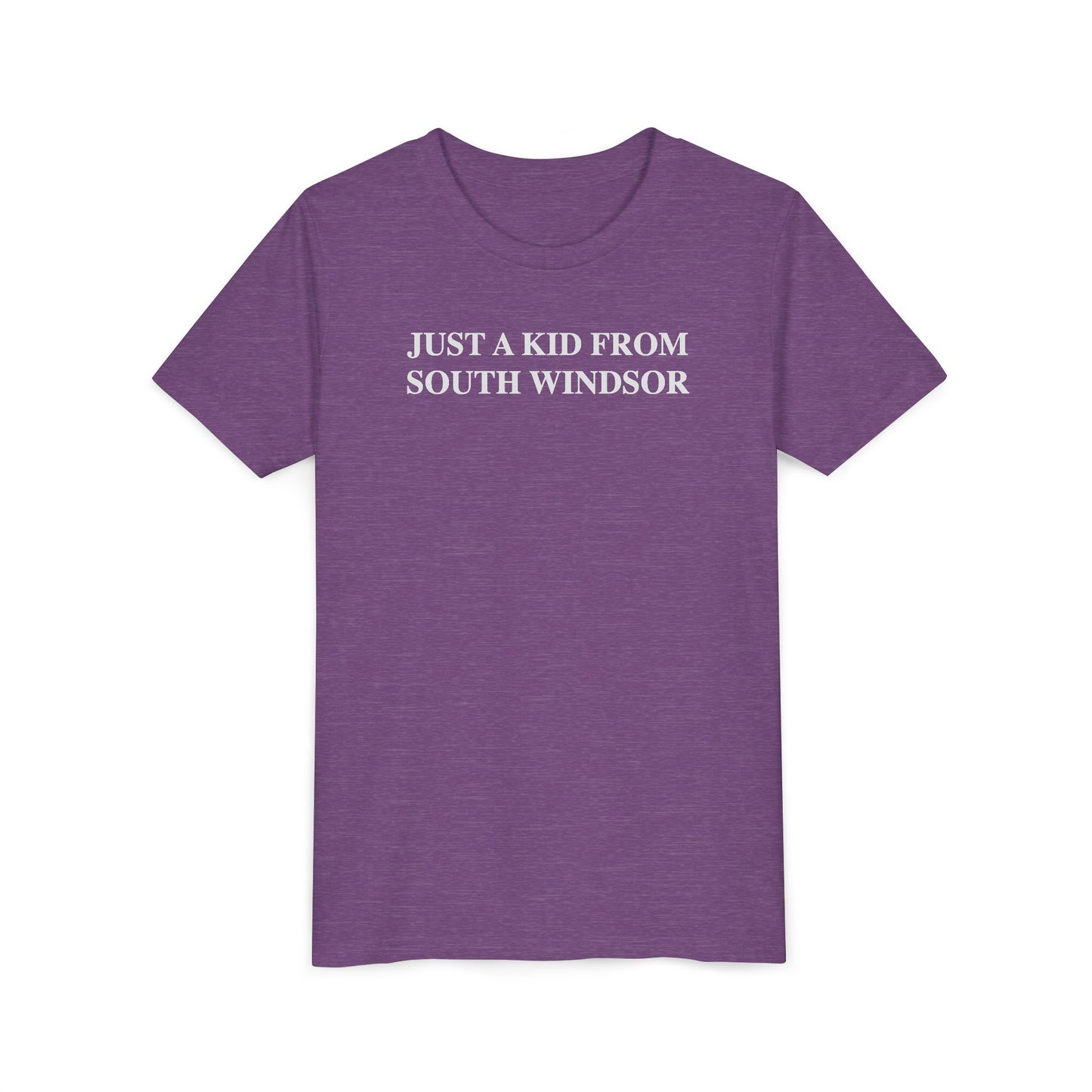 Just a kid from South Windsor Youth Short Sleeve T-Shirt