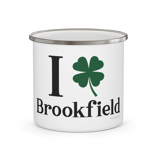 I Clover Brookfield Enamel Camping Mug