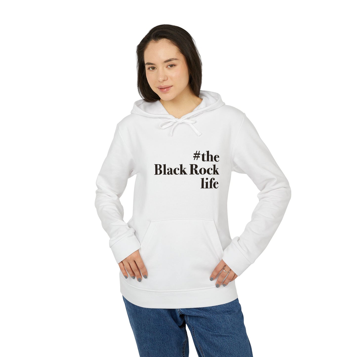 #theblackrocklife adidas® Unisex Fleece Hoodie