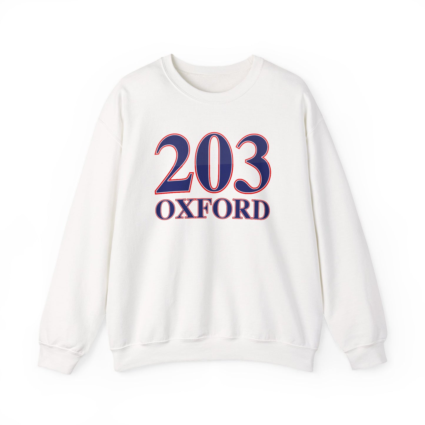 203 Oxford Red White & Blue Unisex Heavy Blend™ Crewneck Sweatshirt