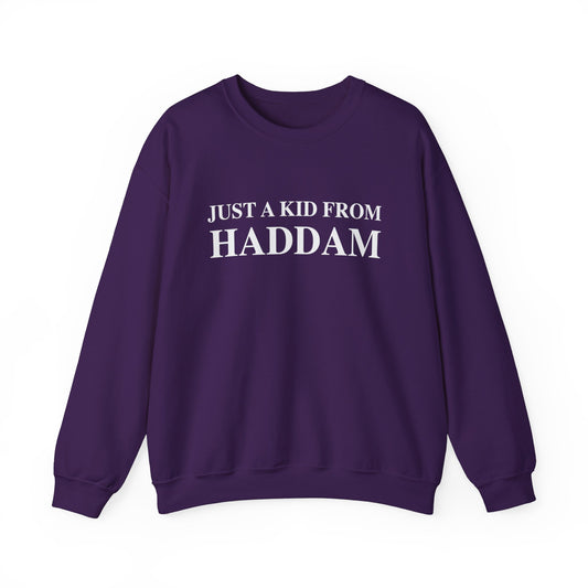 Just a kid from Haddam Unisex Heavy Blend™ Crewneck Sweatshirt