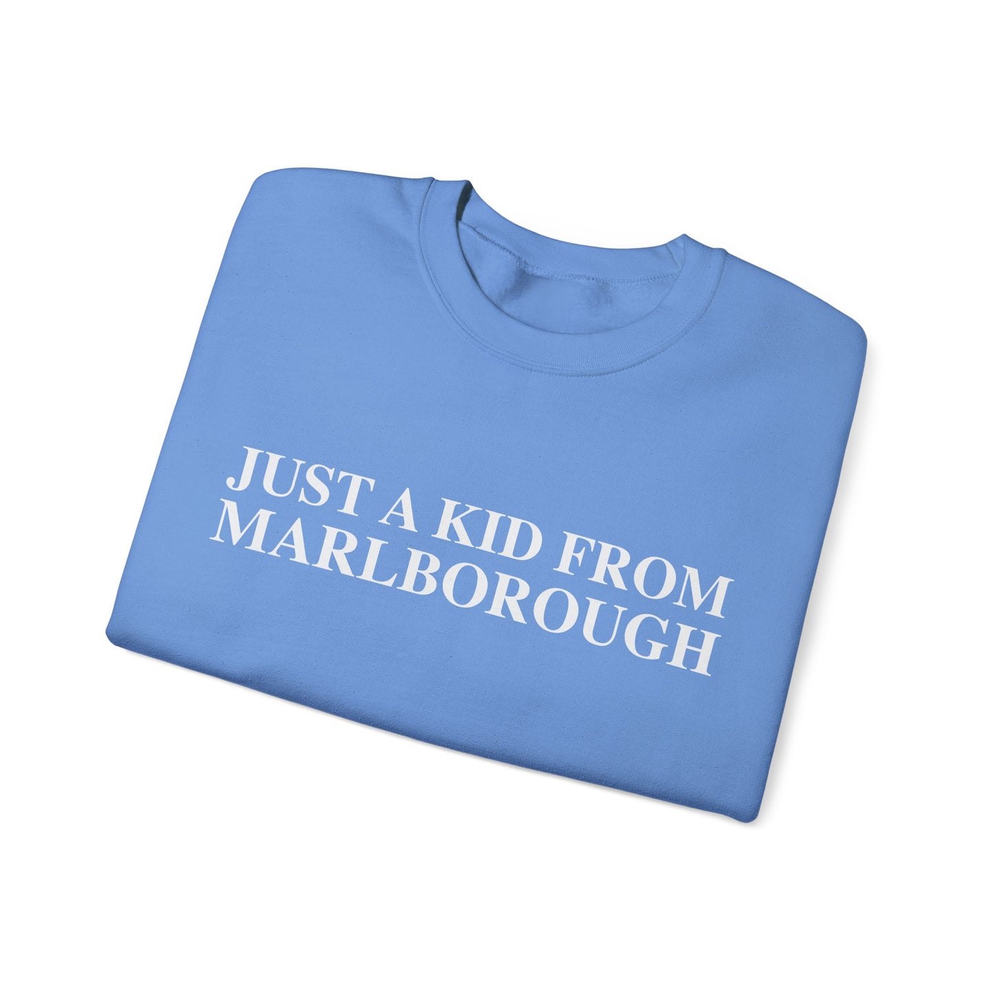 Just a kid from Marlborough Unisex Heavy Blend™ Crewneck Sweatshirt