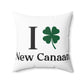 I Clover New Canaan Spun Polyester Square Pillow