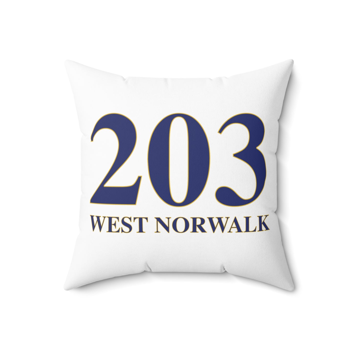 203 West Norwalk Spun Polyester Square Pillow