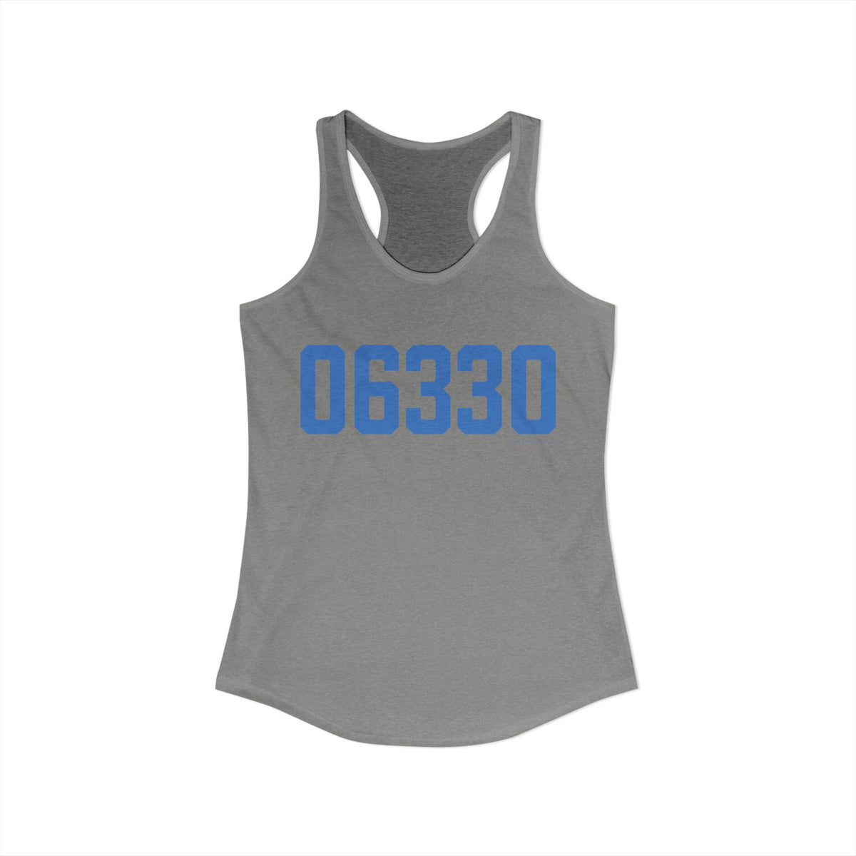 06330 Sprague Connecticut Zip Code Women's Ideal Racerback Tank Top